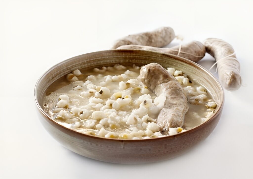 Escudella de blat de moro escairat