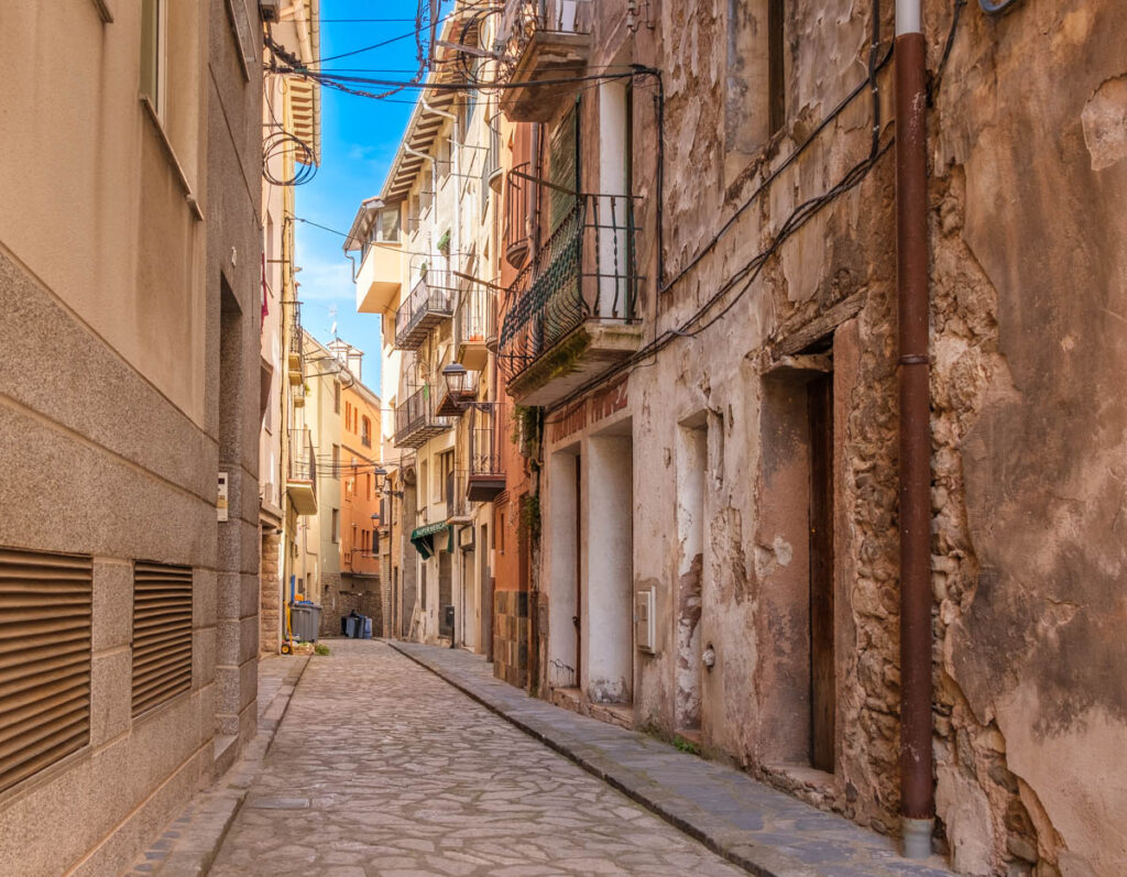 Carrer de La Pobla de Lillet