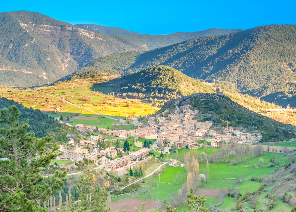Gósol, a los pies del Pedraforca